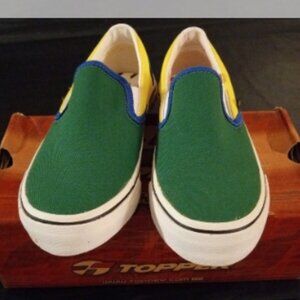 Brazilians Youth Canvas Slip Ons Almost VTG